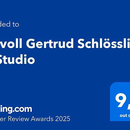 Stilvoll Gertrud Schloessli 1 Zi Studio St. Gallen Exterior foto